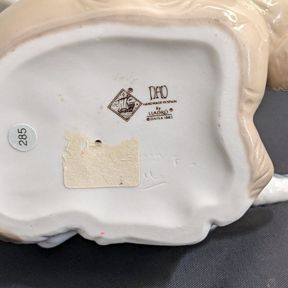 NAO Lladro Twerp & Mikie Playing Puppies Hand Painted Porcelain Retired Figurine - Picture 14 of 14